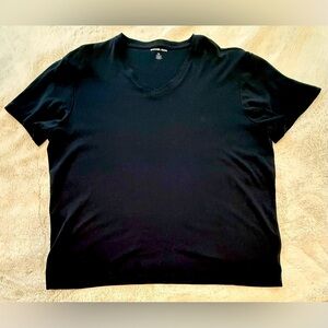 Michael Kors Men's Black V Neck T-Shirt XXL